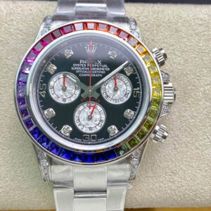 REPLICA ROLEX DAYTONA 116599 RBOW TW FACTORY BLACK DIAMOND-SET BEZEL