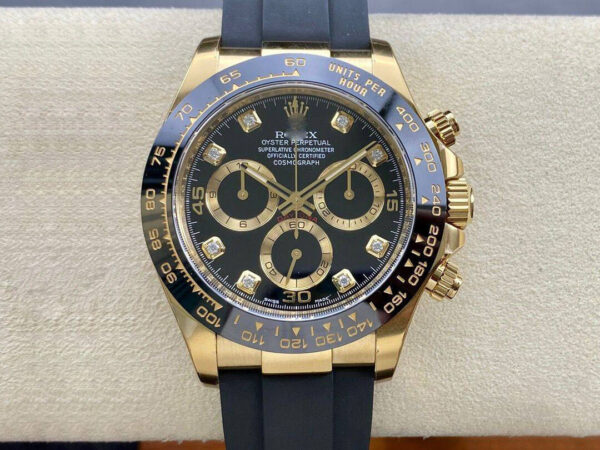 REPLICA ROLEX COSMOGRAPH DAYTONA M116518LN-0078 CLEAN FACTORY RUBBER STRAP
