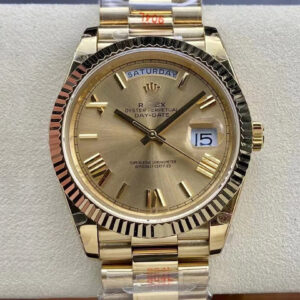 REPLICA ROLEX DAY DATE M228238-0006 904L GOLD CASE