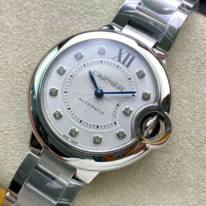 REPLICA BALLON BLEU DE CARTIER WE902074 33MM V6 FACTORY SILVER STAINLESS STEEL STRAP