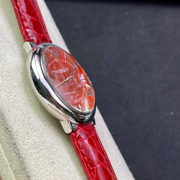 REPLICA BALLON BLEU DE CARTIER 36MM 3K FACTORY RED STRAP - 图片 4