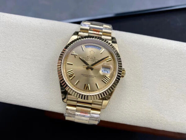 REPLICA ROLEX DAY DATE M228238-0006 904L GOLD CASE - 图片 3