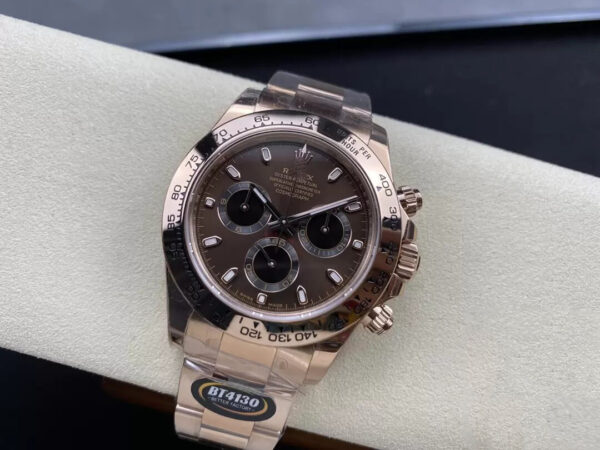 REPLICA ROLEX DAYTONA M116505-0013 BT FACTORY GOLD STRAP - 图片 3