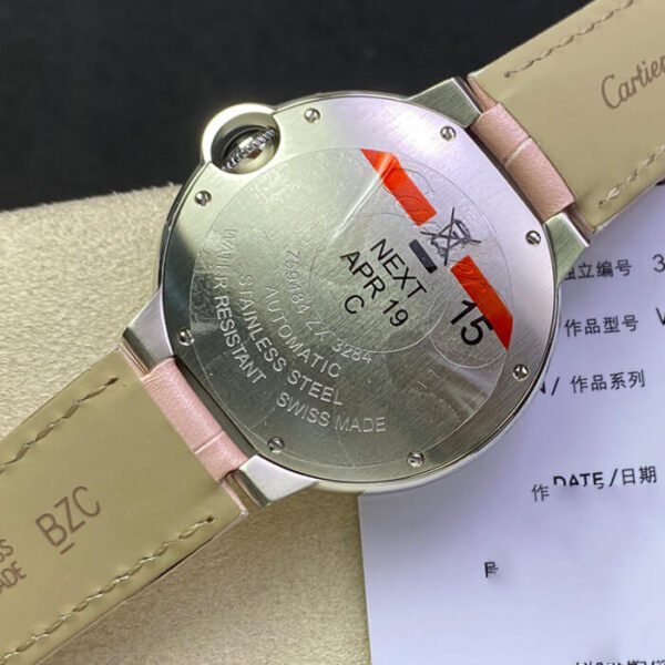 REPLICA BALLON BLEU DE CARTIER 36MM WSBB0007 3K FACTORY PINK DIAL - 图片 5