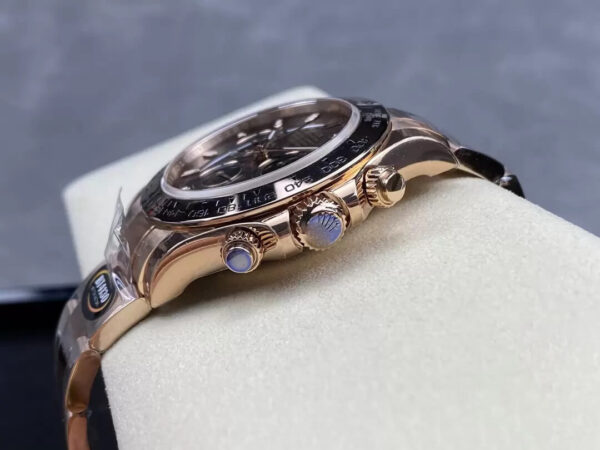 REPLICA ROLEX DAYTONA M116505-0013 BT FACTORY GOLD STRAP - 图片 5