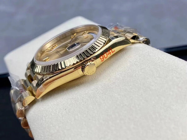 REPLICA ROLEX DAY DATE M228238-0006 904L GOLD CASE - 图片 7