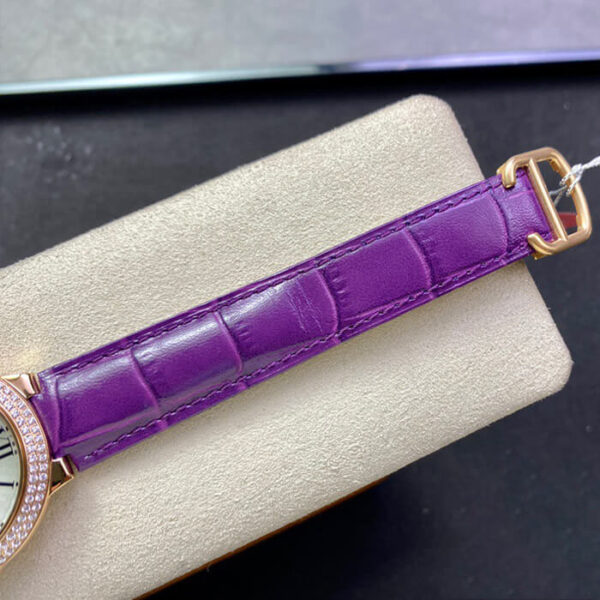 REPLICA BALLON BLEU DE CARTIER 36MM WJBB0009 3K FACTORY PURPLE STRAP - 图片 4
