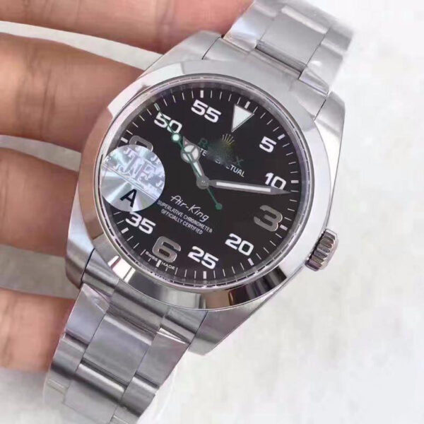 REPLICA ROLEX AIR-KING 116900 JF FACTORY BLACK DIAL - 图片 2