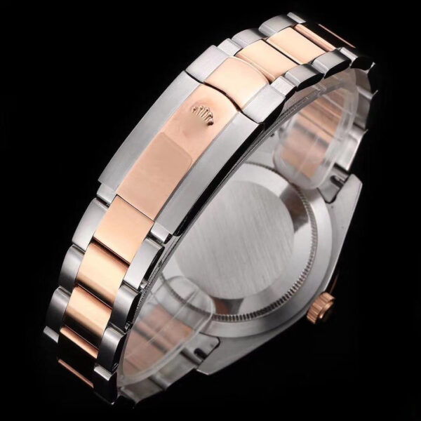 REPLICA ROLEX AIR-KING 116900 ROSE GOLD JF FACTORY BLACK DIAL - 图片 3